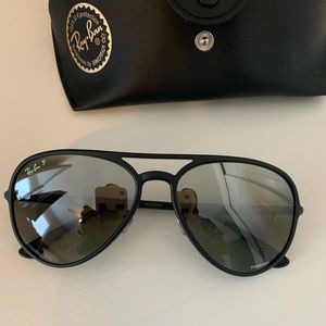 Rayban Silver Chromance Polarized Sunglasses New Without Tags